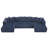 Boneless Modern Modular Oversized U-Shaped Sectional Sofa With 8 Pillows-865453913