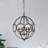 4 - Light Metal Chandelier