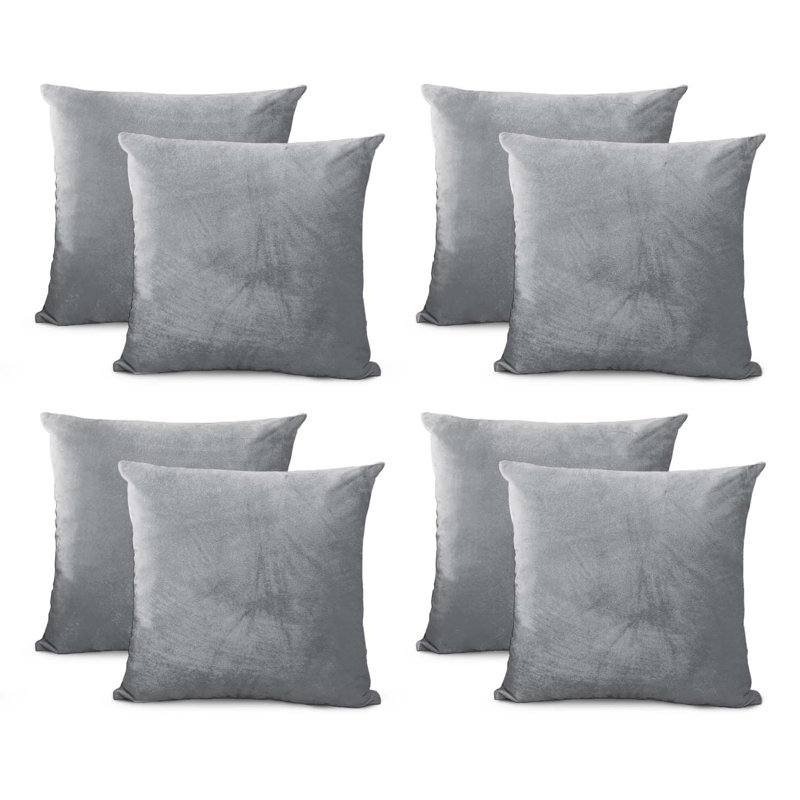 Aldino Square Cushion, Silver