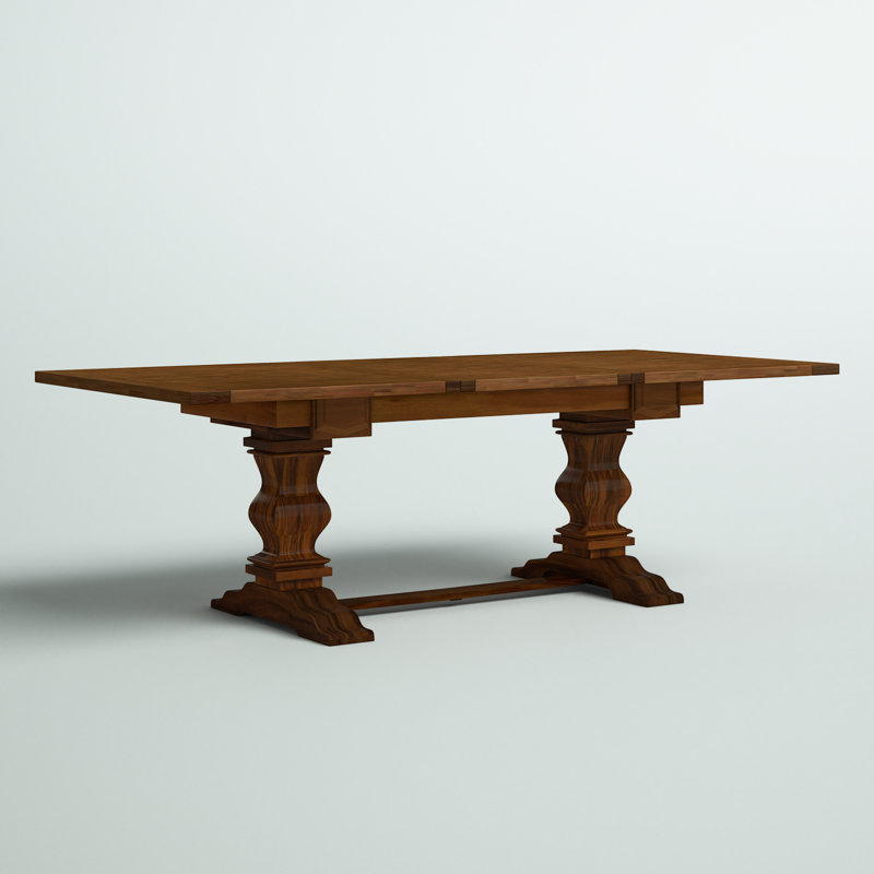 Table de salle à manger Lassale, Noyer antique