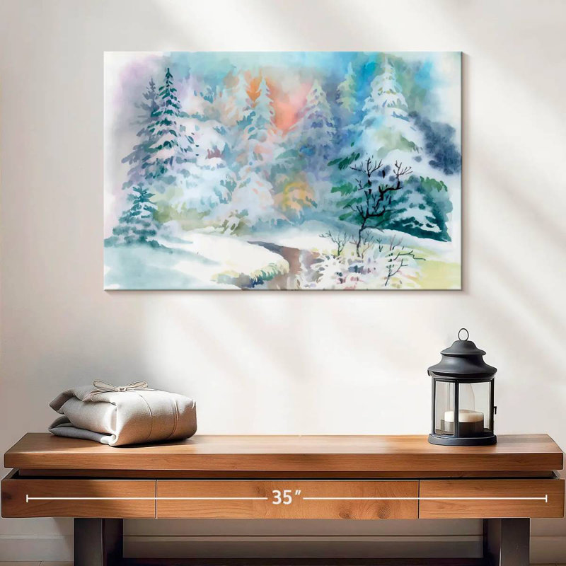 Paysage d'hiver Alvord Fantasy, H 16 po x l 24 po