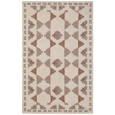 Tapis rectangulaire en laine Elsey