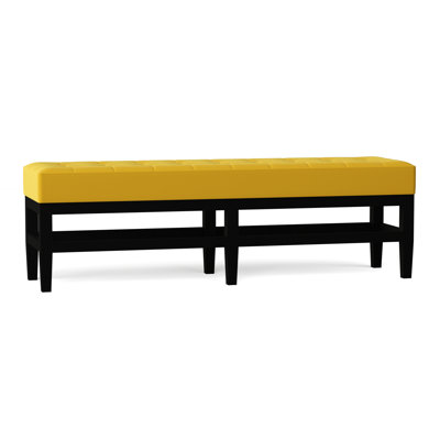 Galindo-White Upholstered Bench