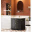 Meuble-lavabo intégré en céramique French Retro