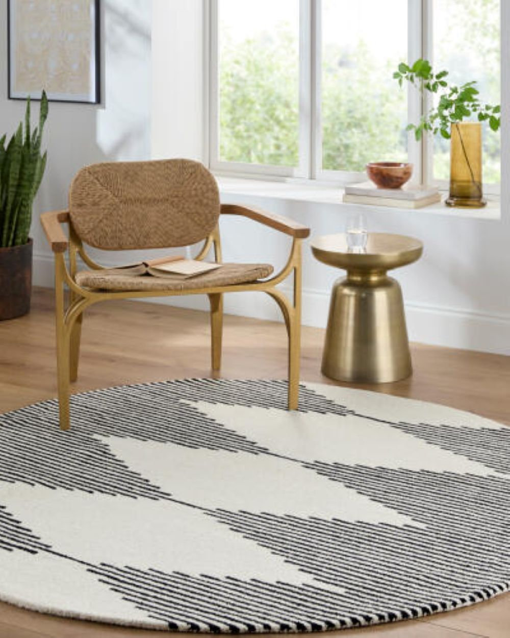 Mueller Hand-Tufted Rug, Square 8'
