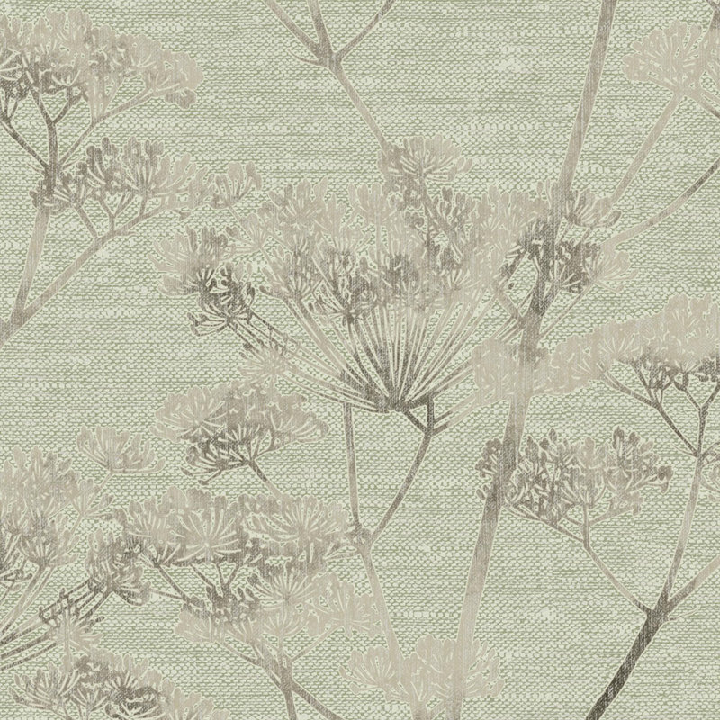 Kayla-Louise 1m x 52cm Matte Wallpaper Roll, Green