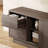 71 '' Tv Stand For Tvs Up To 75/80'', Wood Entertainment Center With Sliding Doors And Drawers-386127517