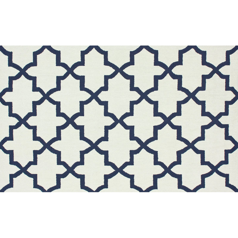 Nesmith Wool Geometric Rug, Rectangle 5' x 8'