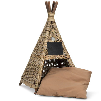 Orthopedic Wicker Pet Bed