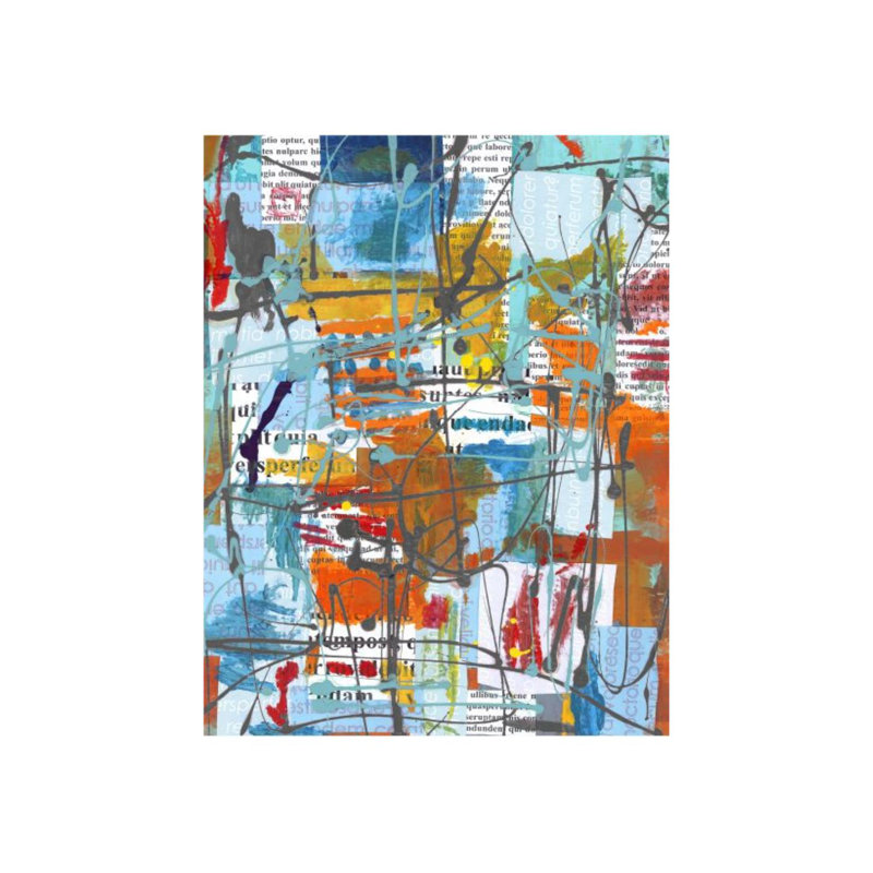 Recherche de mots «I» par Dylan Gray - impression, H 31 po x l 24 po x P 1,5 po, Extérieur