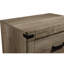 Table de chevet 2 tiroirs pour chambre à coucher - Bois massif brun rustique avec style