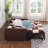 Gloryvee 52.76'' Upholstered Convertible Sofa
