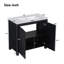 Ensemble de meuble-lavabo double 72 po