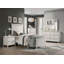 Commode de chambre à coucher classique à 6 tiroirs avec rangement spacieux, style maison de campagne pour la vie moderne et l'organisation