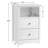 2 Drawer End Table with Cubby
