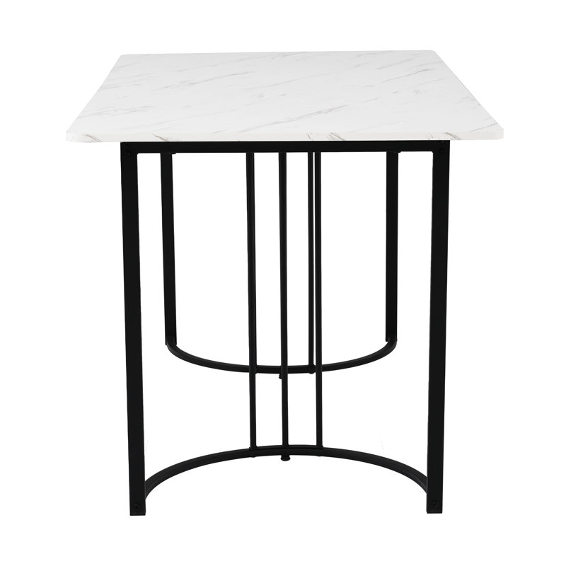 Metal Base Dining Table