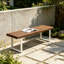 Banc de patio en bois d'acacia-129028194
