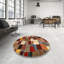 Tapis brun/vert/gris zone contemporaine-1986853817