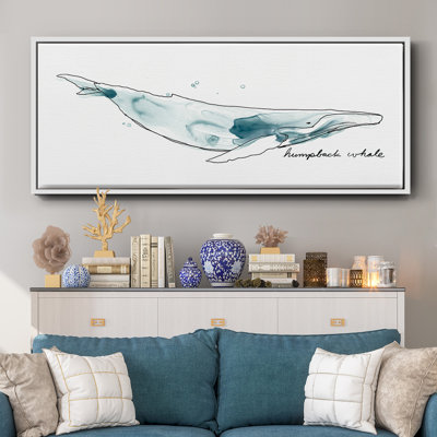 Baleine II - toile encadrée