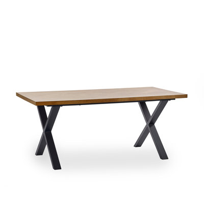 Metal Base Dining Table
