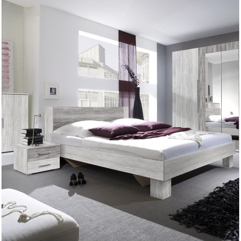 Adlington Piece Bedroom Set, European Super King, Arctic Pine/Arctic Pine Dark