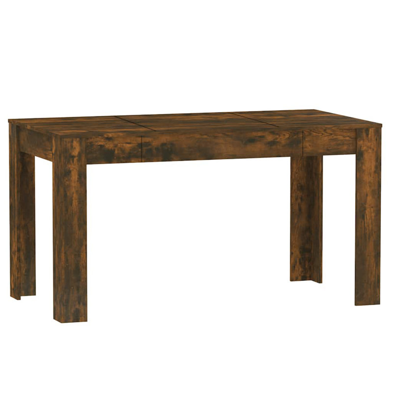 Gille Dining Table, Smoked Oak, Smoked Oak