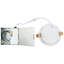 Luminaire encastré rond à panneau mince-130050901