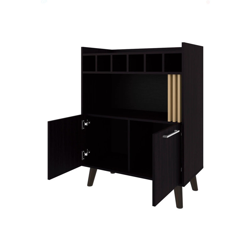 Wengue Bar Cabinet – Wine Storage & Display