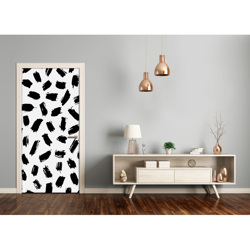 Black Spot Door Decal, 80.7" H x 37.4" W