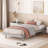 Modern Floating Platform Bed Frame-62335164-62335111