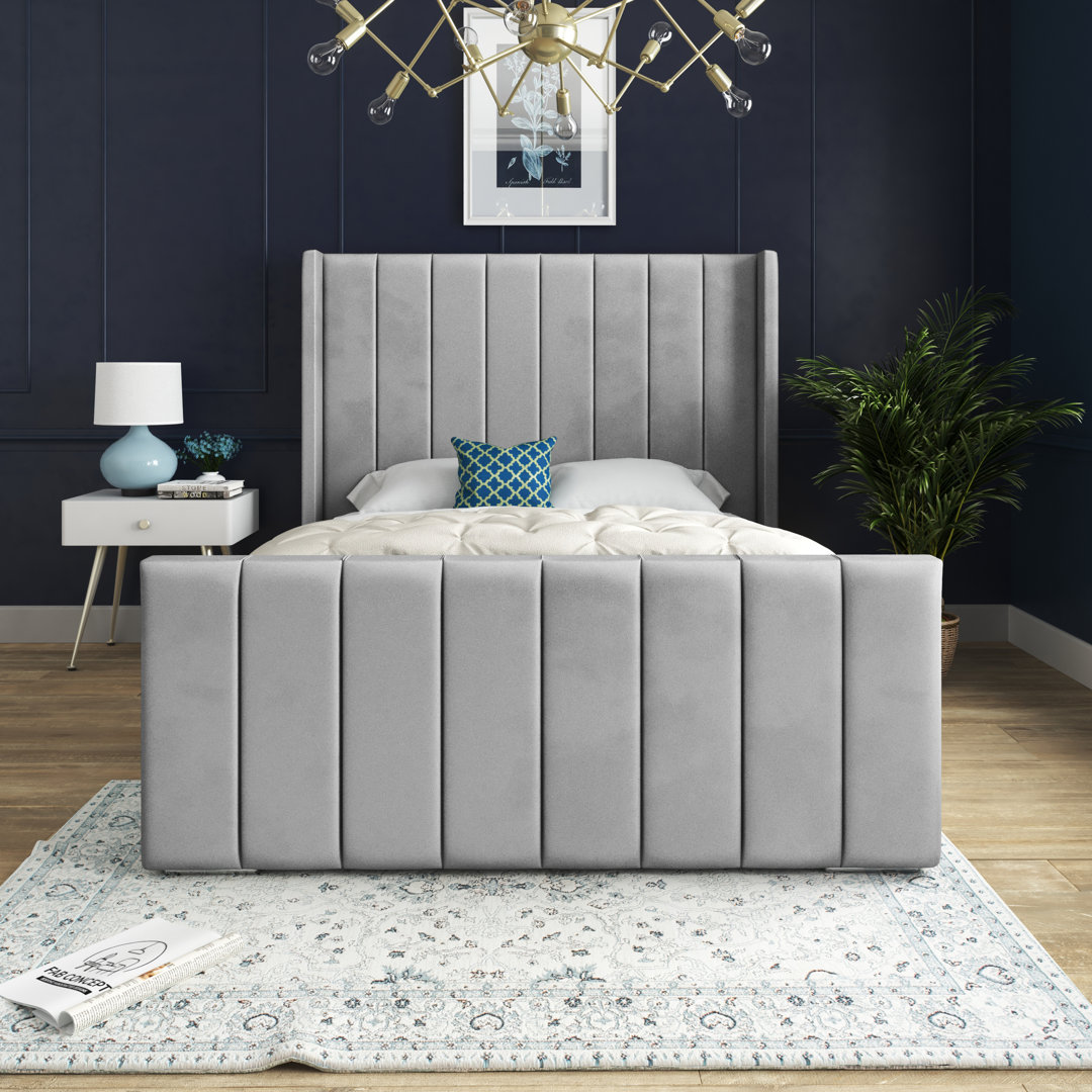 Upholstered Panel Bed