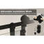 Porte de douche coulissante sans cadre H 50 à 54 po x 76 po, verre trempé transparent de 5/16 po (8 mm), cadre en acier inoxydable, noir mat-130135032