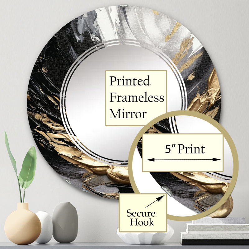 Miroir mural Fenland, 24 po x 24 po