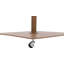 Ensemble de parasol en aluminium avec passepoil Amalfi