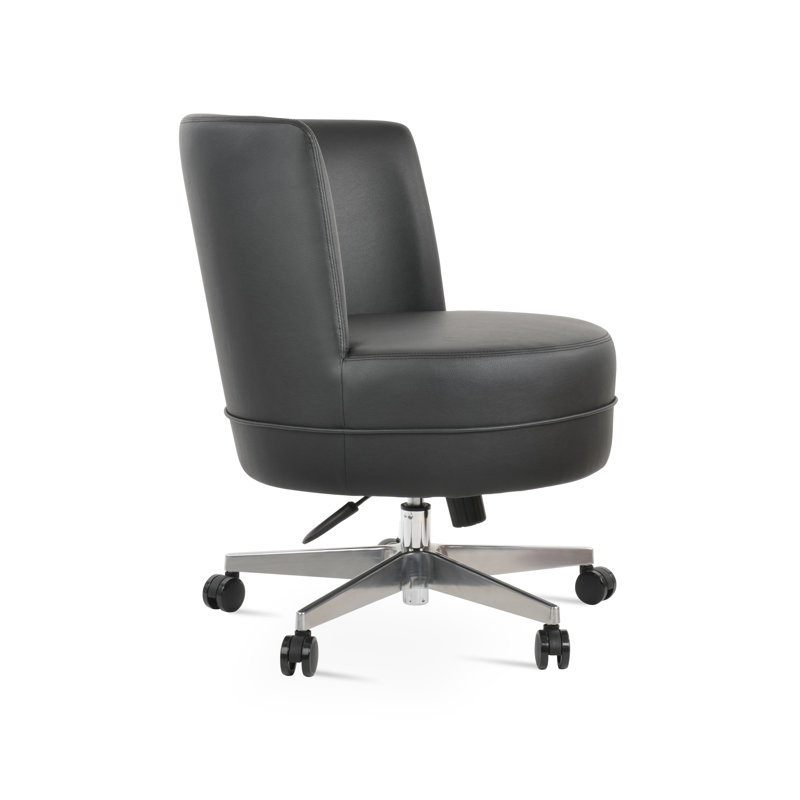 Chaise de bureau Hilton, Noir