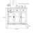 Nordic style modern large capacity accent cabinet
