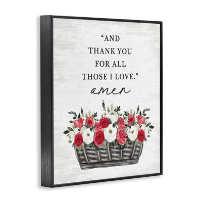 «Thank You For Ceux I Love Prayer», estampe numérique giclée par Designed