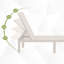 Chaise longue d'extérieur Patioflare, crème-78392967