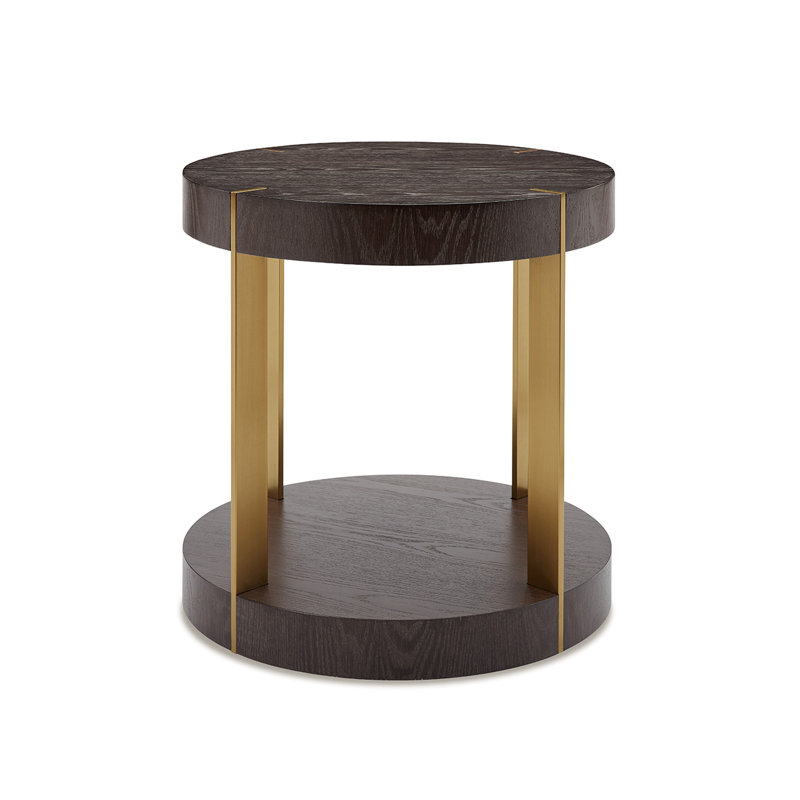 Sanremo 55cm W Metal Bedside Table