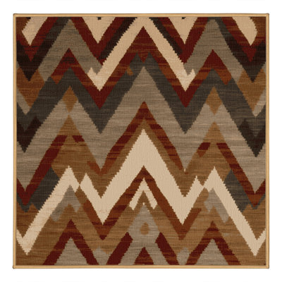 Machine Washable Persian Brown Area Rug