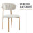 5-Piece Round Dining Set With Upholstered Chairs-2063893000