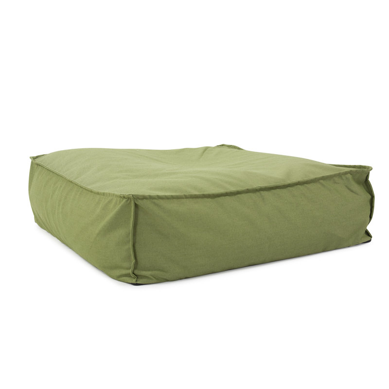 Repose-pieds d'extérieur avec coussin Albelo-Sire, Mousse paysage marin