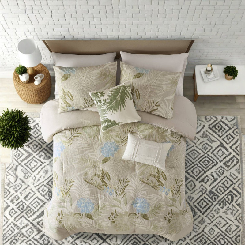 Ensemble de literie luxueux en coton surdimensionné très grand, design côtier confortable pour la maison