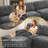 119.4" Chenille 3-Seat L-Shaped Modular Sofa, Removable & Washable Cover, 72H Compression Recovery,Soft & Skin-Friendly Upholstery - For Living Room, Office, Hotel Lobby, Apartment, And Villa-1451478436