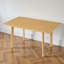 Ensemble de salle à manger 5 pièces, table rectangulaire, bois, design épuré, maison de campagne moderne, salle à manger-1092617989-1092617995