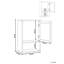 ROSELL Wall Mounted Required Bathroom Cabinet