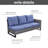 Naresa 5 - Person Patio Conversation Set with Cushions-790704056