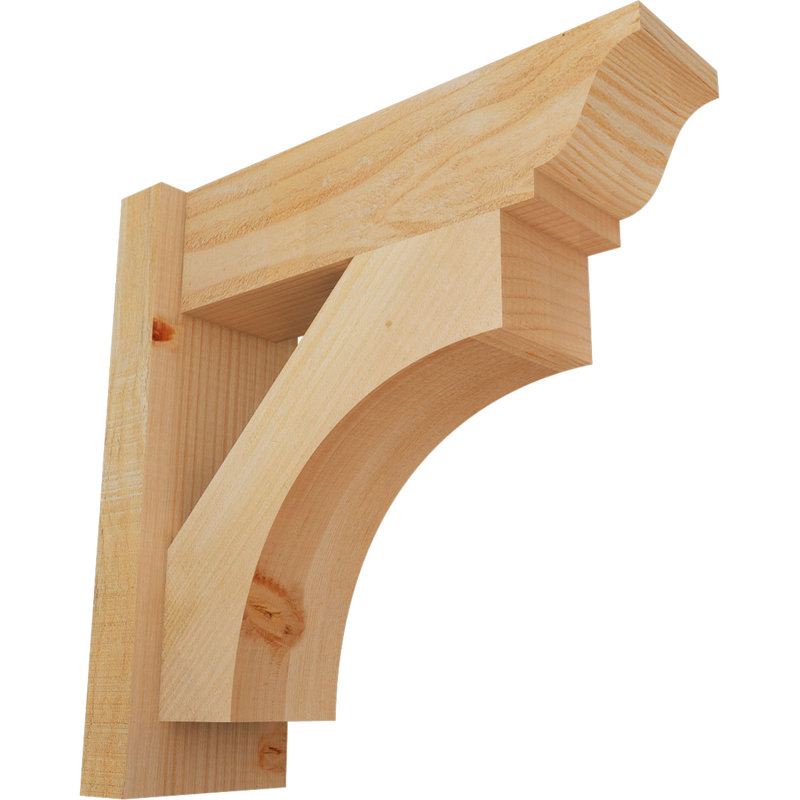 Persienne en bois Westlake, Sapin Douglas de 6 po (sciage brut), P 18 po x H 18 po