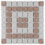 Crystalline Market 1.3" x 1.3" Porcelain Grid Mosaic Wall & Floor Tile-2036553182