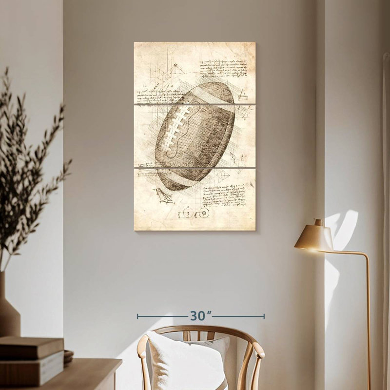 Football américain Sireci, H 57 po x l 36 po